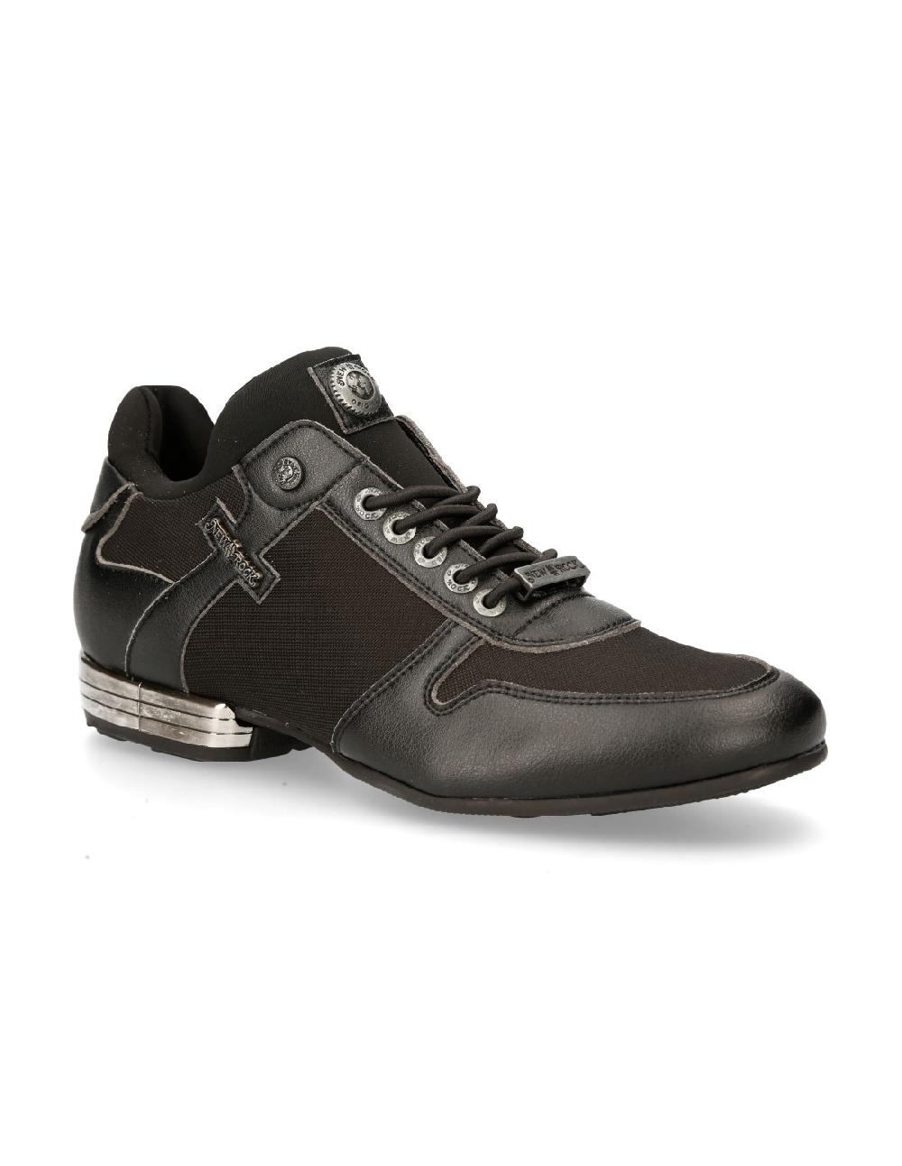 new rock SKEAKER BLACK TPU WITH LACES M-CHRONO002-V24 Descuentos del mes