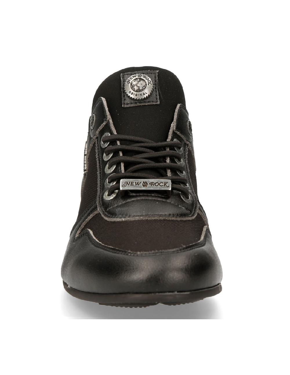 new rock SKEAKER BLACK TPU WITH LACES M-CHRONO002-V24 Descuentos del mes