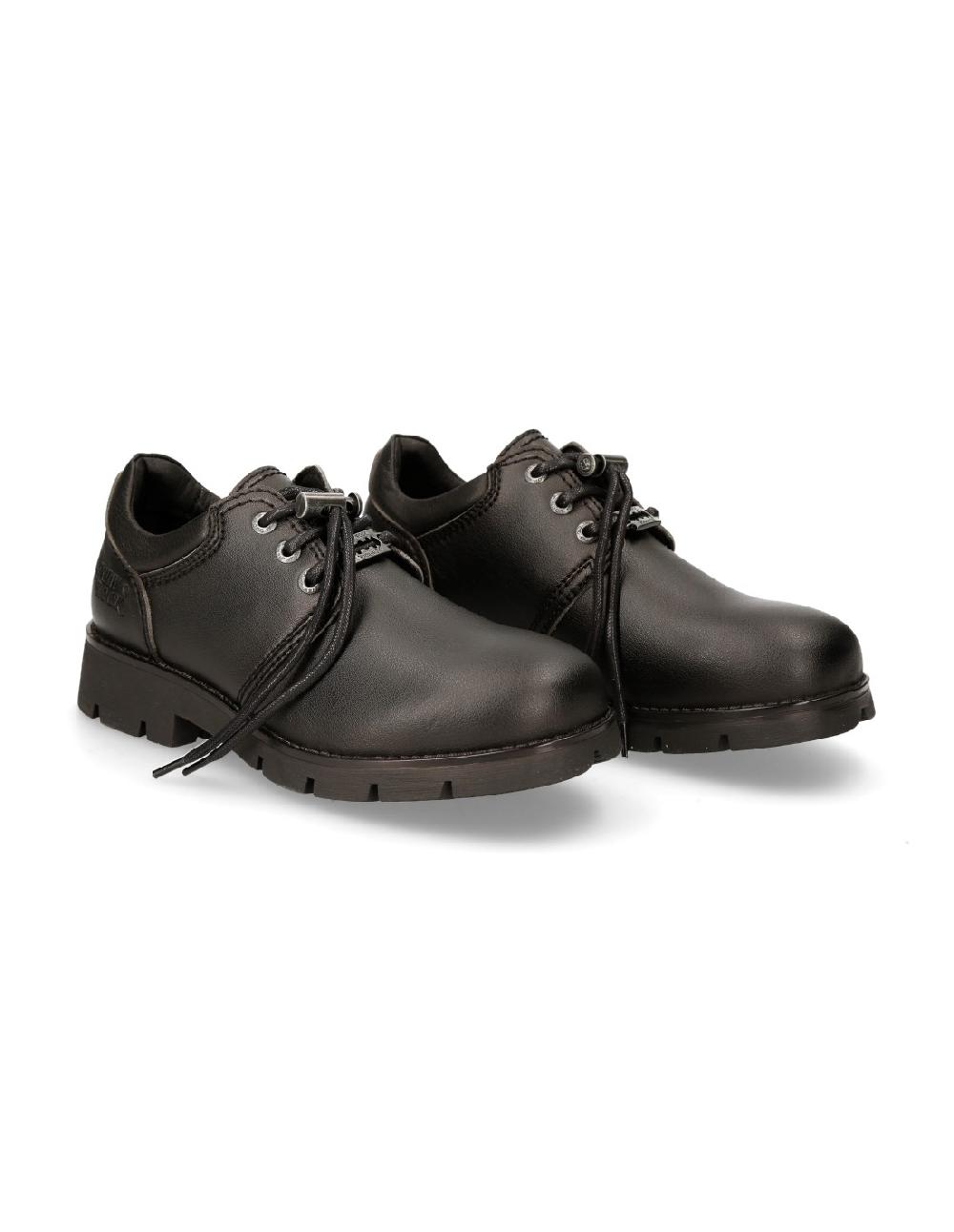 new rock SHOE BLACK RANGER WITH LACES M-RANGER043-V1