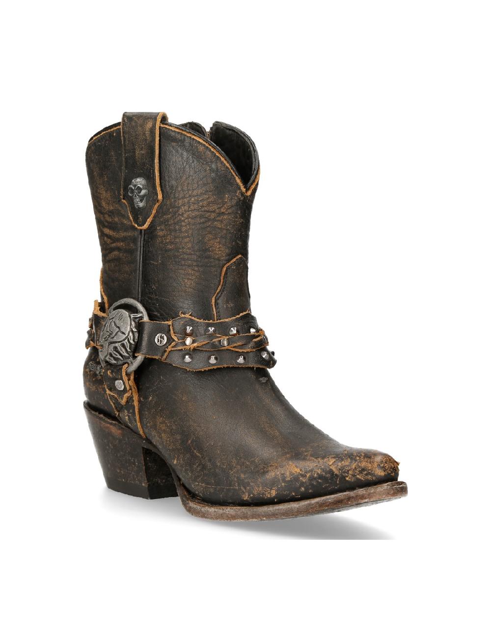 new rock ANKLE BOOT MOKA SUELA M-WSTM005-S2 Liquidación