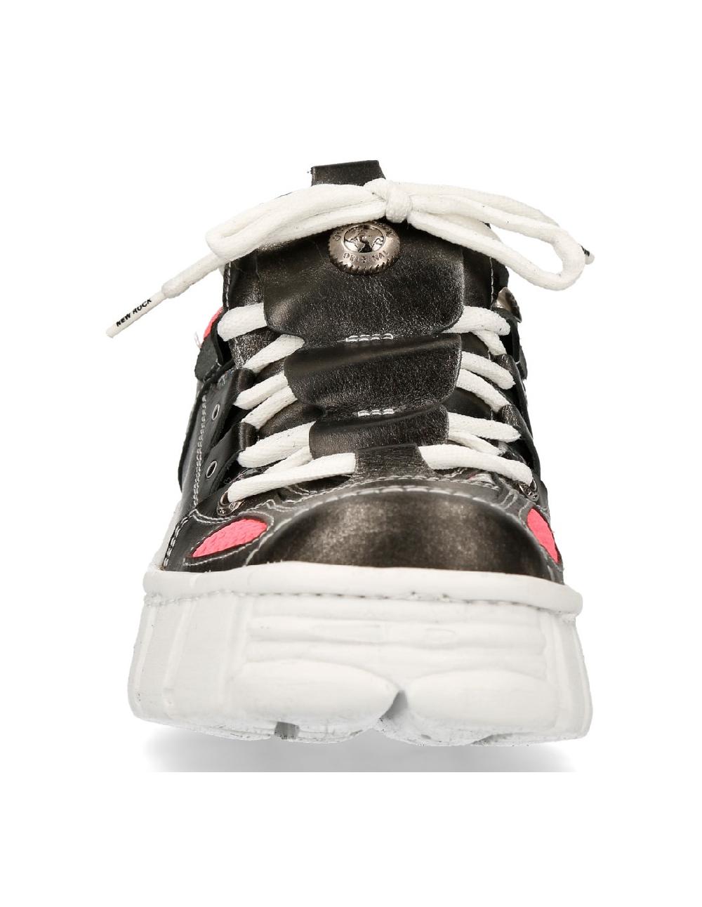 new rock SHOE TOWER WITH LACES M-WALL002-C10 Libre de impuestos