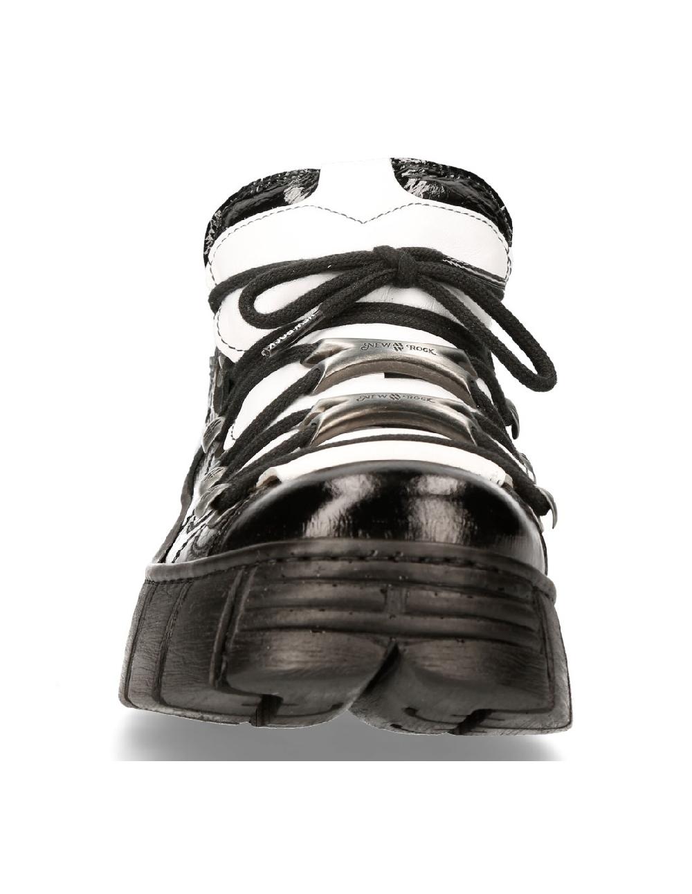 new rock SHOE BLACK TOWER WITH LACES M-WALL120N-S2 En línea