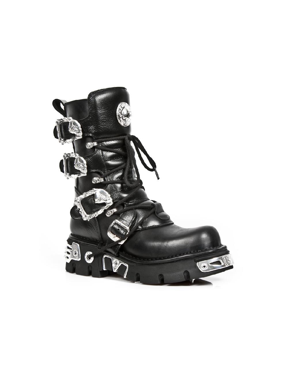 new rock BOOT METALLIC M-391SILVER-C1 Ventas relámpago
