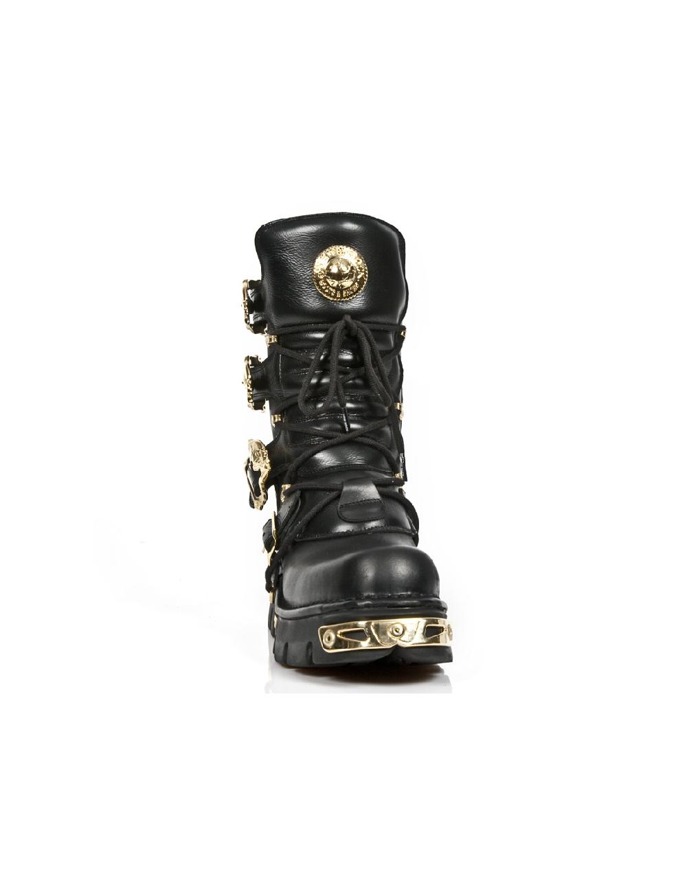 new rock BOOT METALLIC M-391GOLD-C1 Descuento