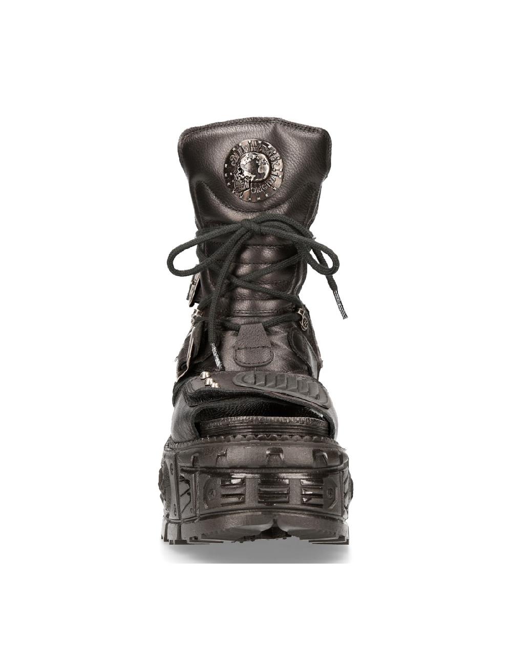 new rock ANKLE BOOT BLACK TANK M-BIOS107-C3 Descuento