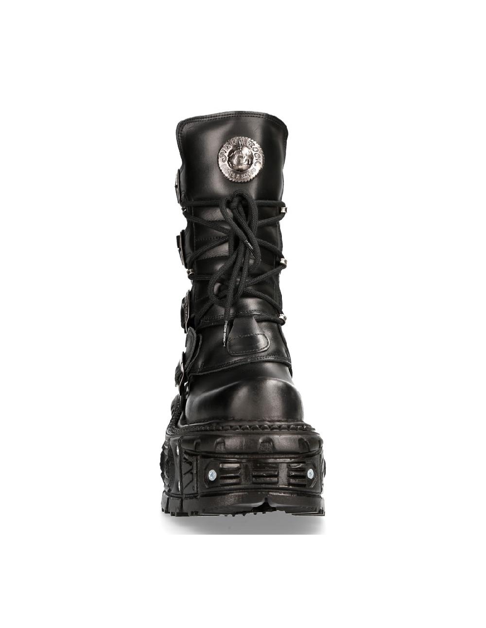 new rock BOOT BLACK IMPERFECT M-TANK373-S1 Tienda