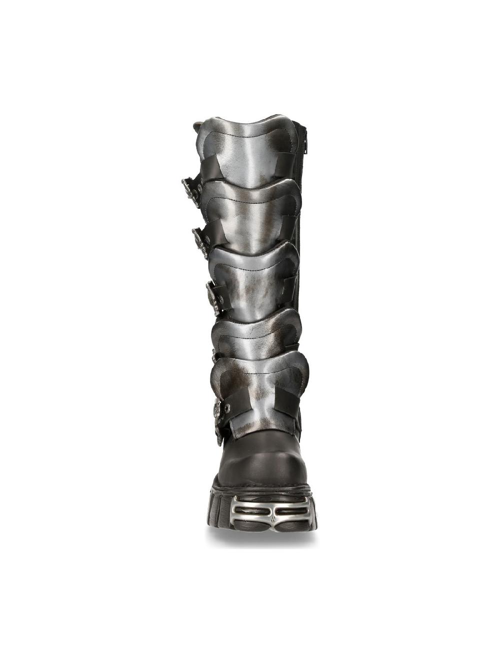 new rock HIGH BOOT METALLIC M-738-S1 Grandes descuentos