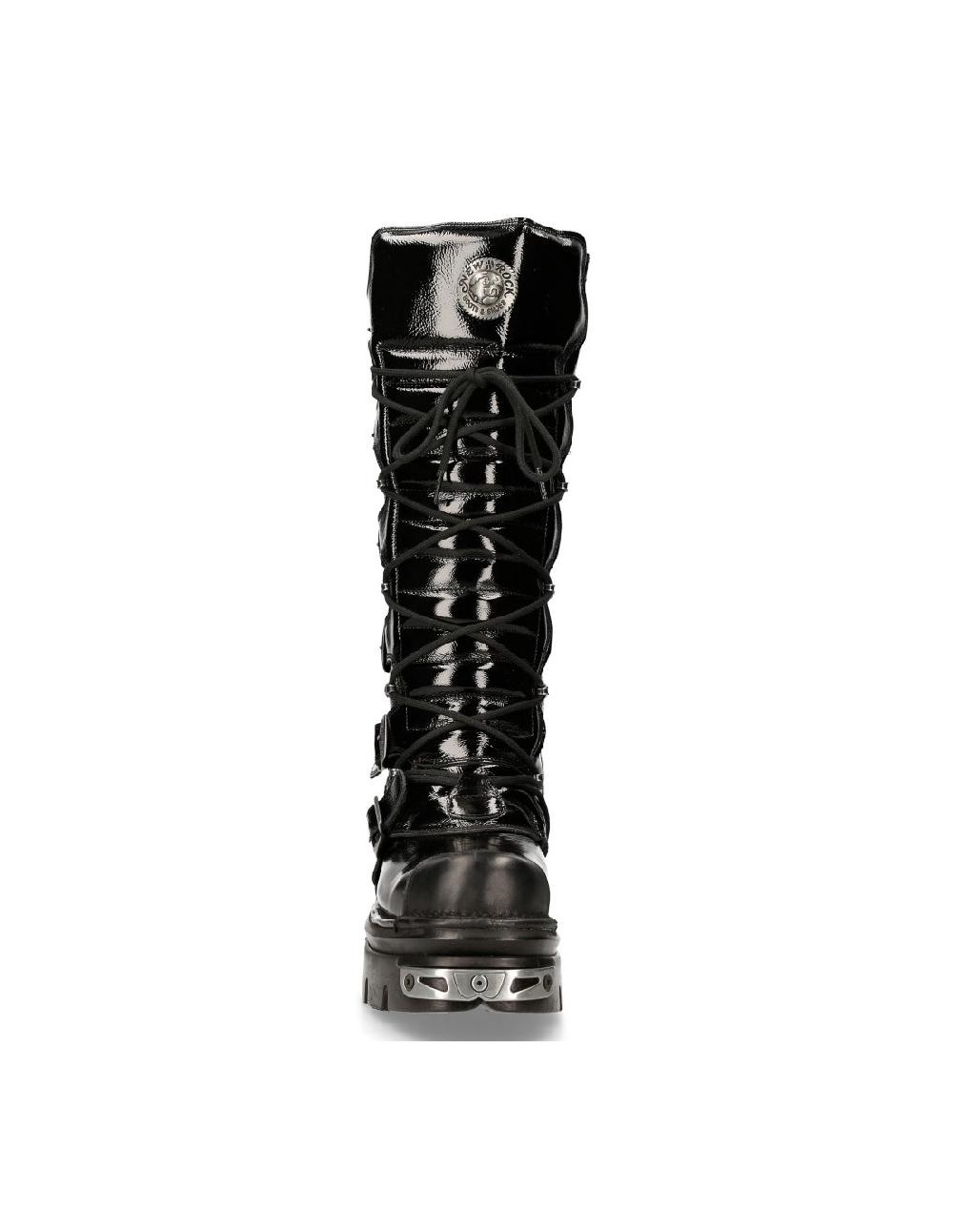new rock HIGH BOOT METALLIC M-314-C1 Precio ultrabajo