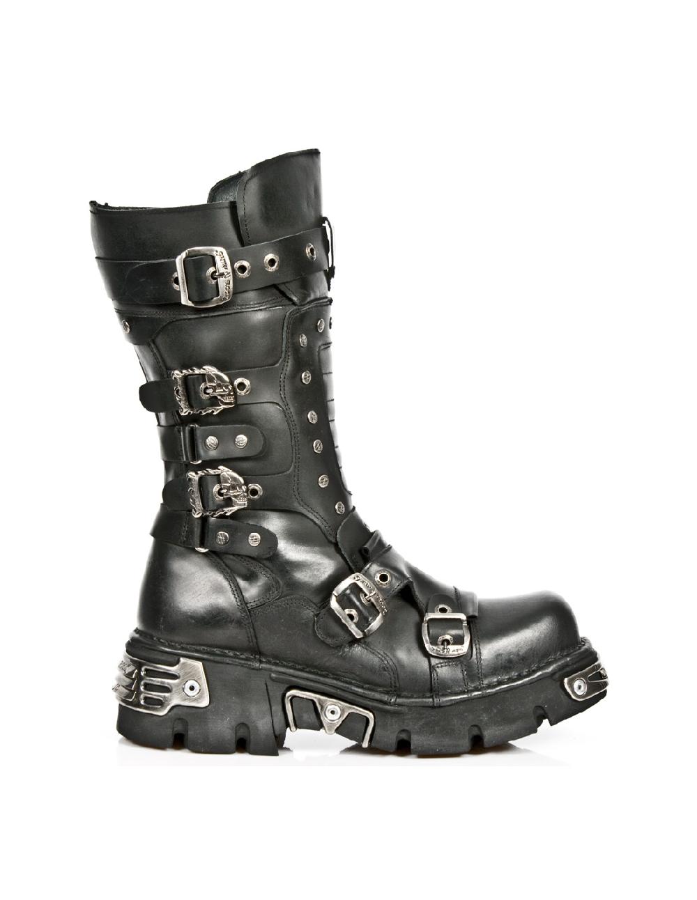 new rock BOOT BLACK REACTOR M-1020-S2 Rebajas baratas