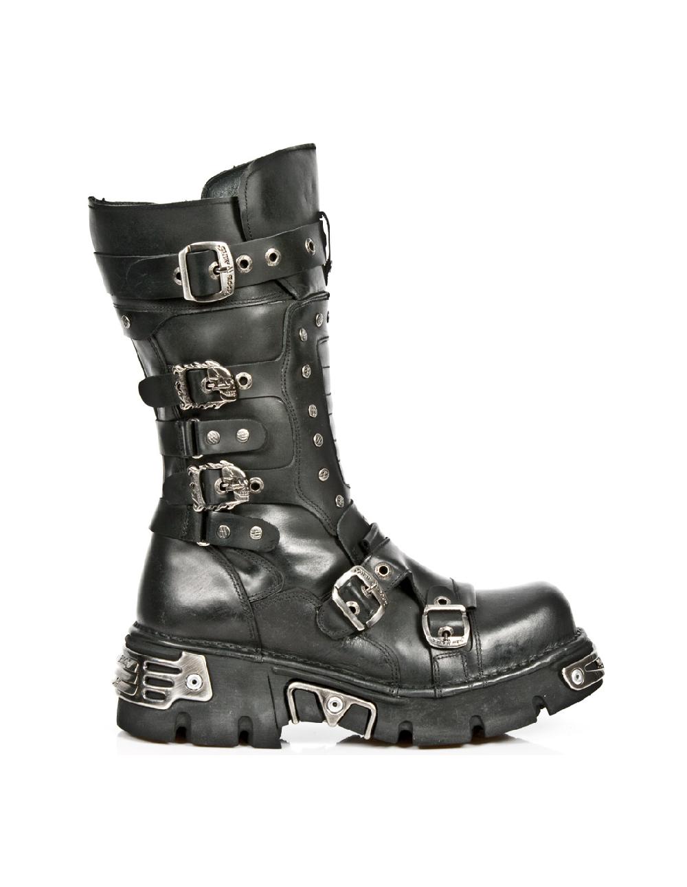 new rock BOOT BLACK REACTOR M-1020-S2 Rebajas baratas
