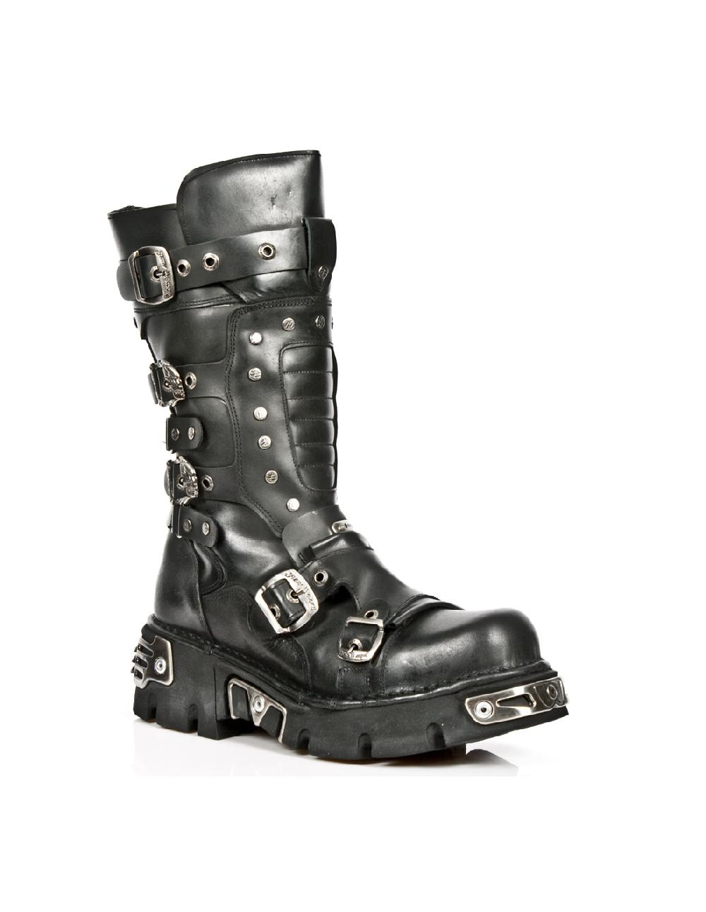 new rock BOOT BLACK REACTOR M-1020-S2 Rebajas baratas