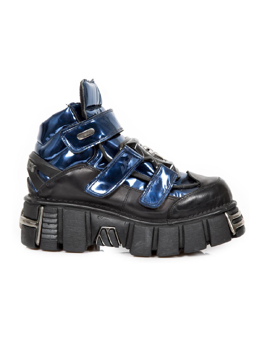 new rock ANKLE BOOT METALLIC M-285-C10