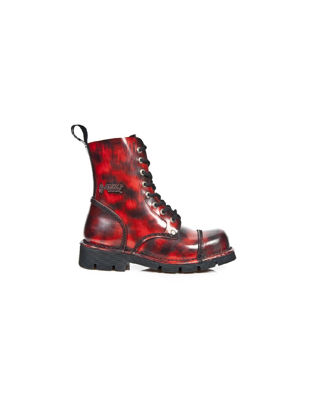 new rock BOOT METALLIC M-NEWMILI083-C4
