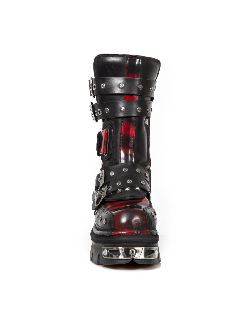 new rock BOOT METALLIC M-703-C3 Última moda