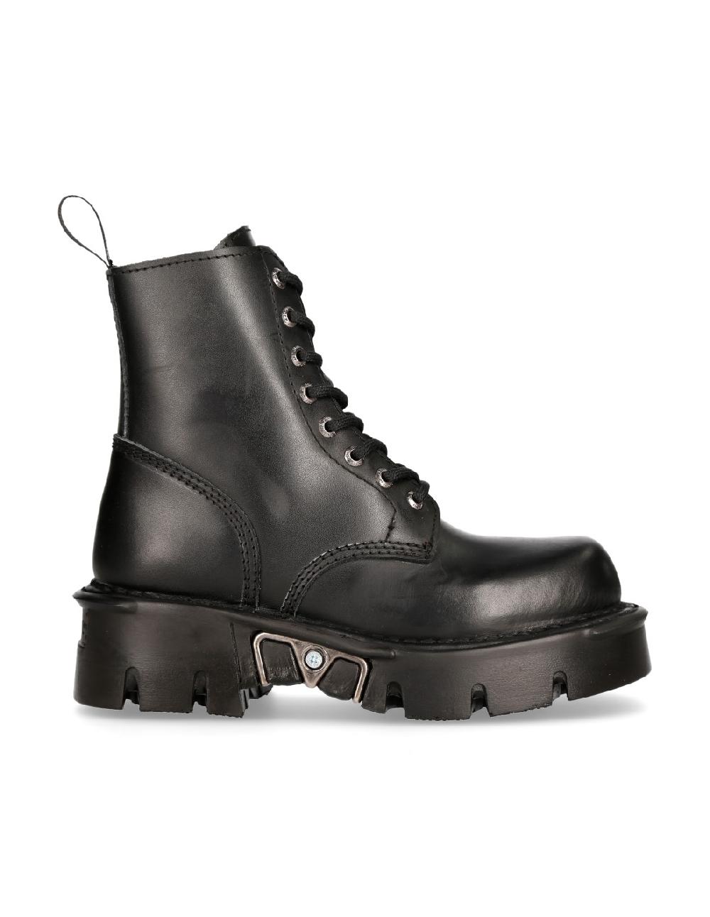new rock BOOT BLACK REACTOR WITH LACES M-MILI084N-S3 Ofertas