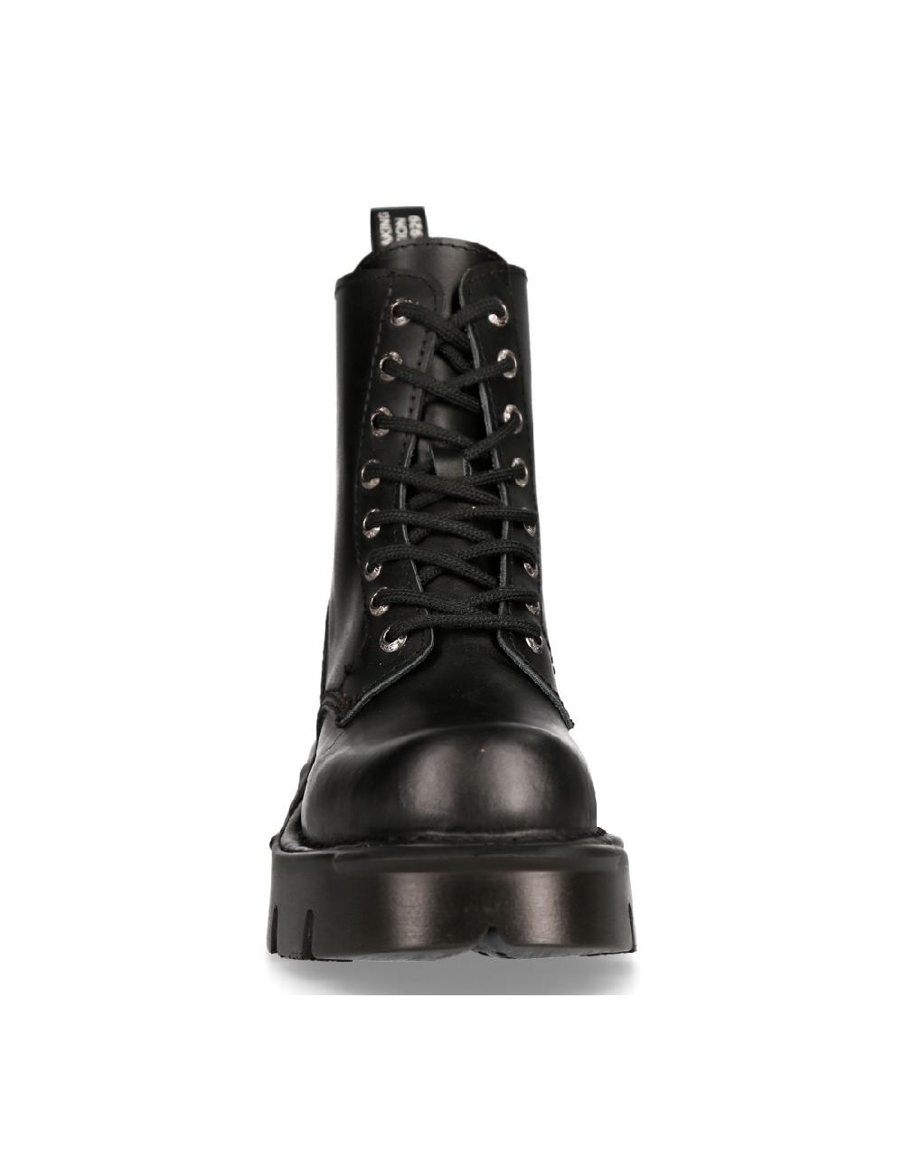 new rock BOOT BLACK REACTOR WITH LACES M-MILI084N-S3 Ofertas