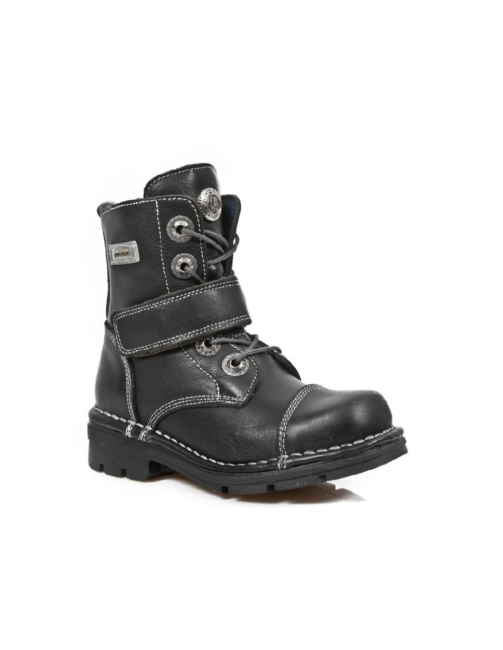 new rock BOOT METALLIC M-KID001-S1 Rebajas baratas