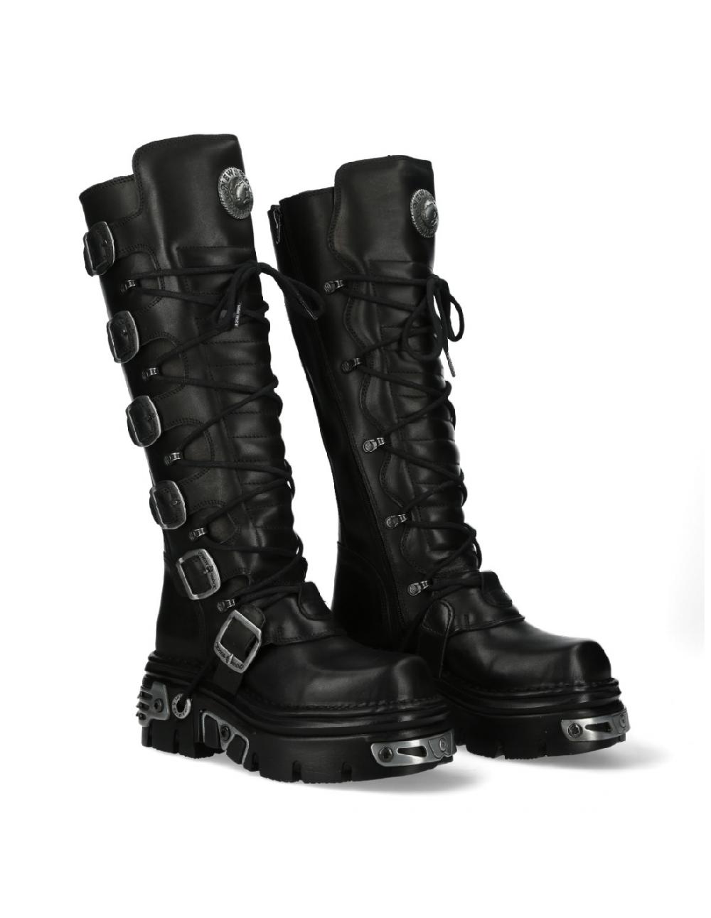new rock HIGH BOOT BLACK REACTOR M-272-S1 Los más vendidos