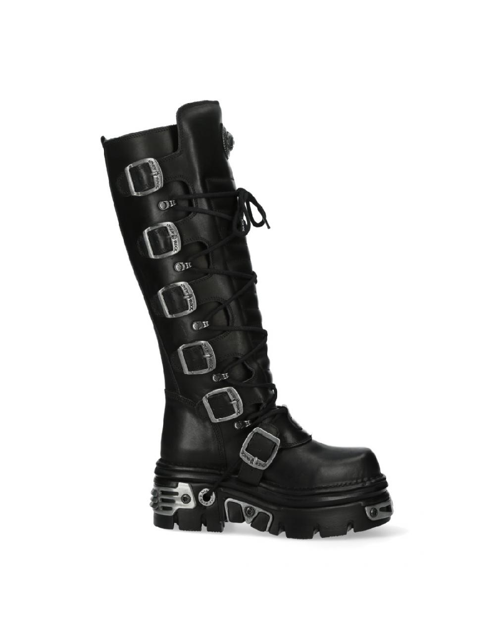 new rock HIGH BOOT BLACK REACTOR M-272-S1 Los más vendidos