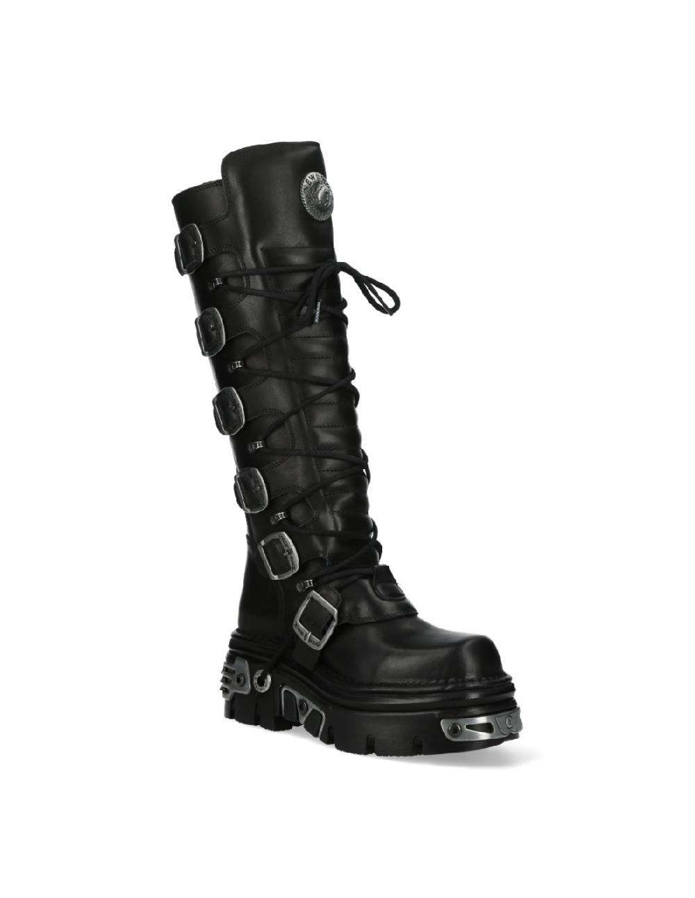 new rock HIGH BOOT BLACK REACTOR M-272-S1 Los más vendidos