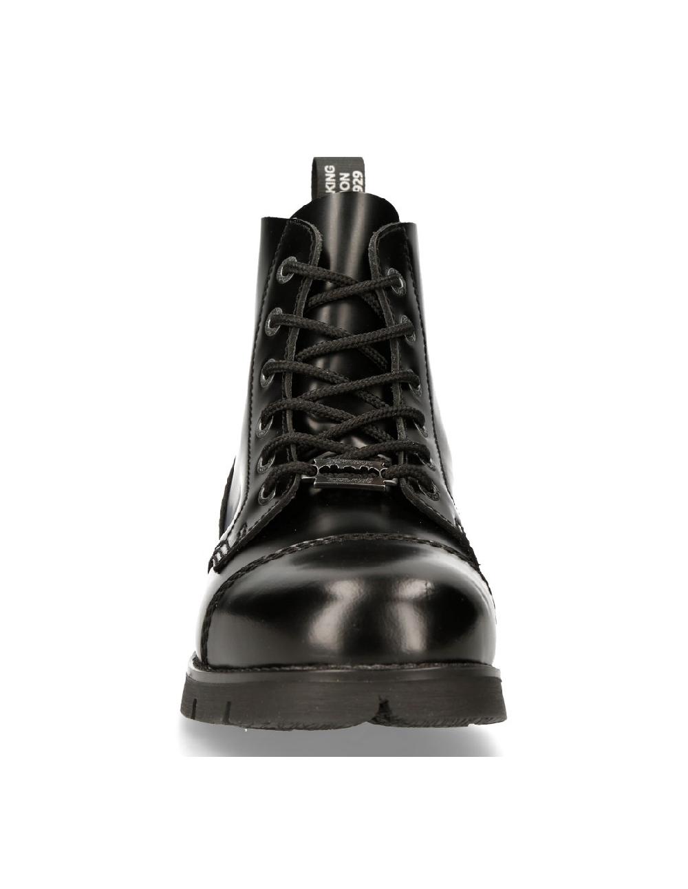 new rock ANKLE BOOT BLACK RANGER WITH LACES M-RANGER006-S2 Mejor oferta