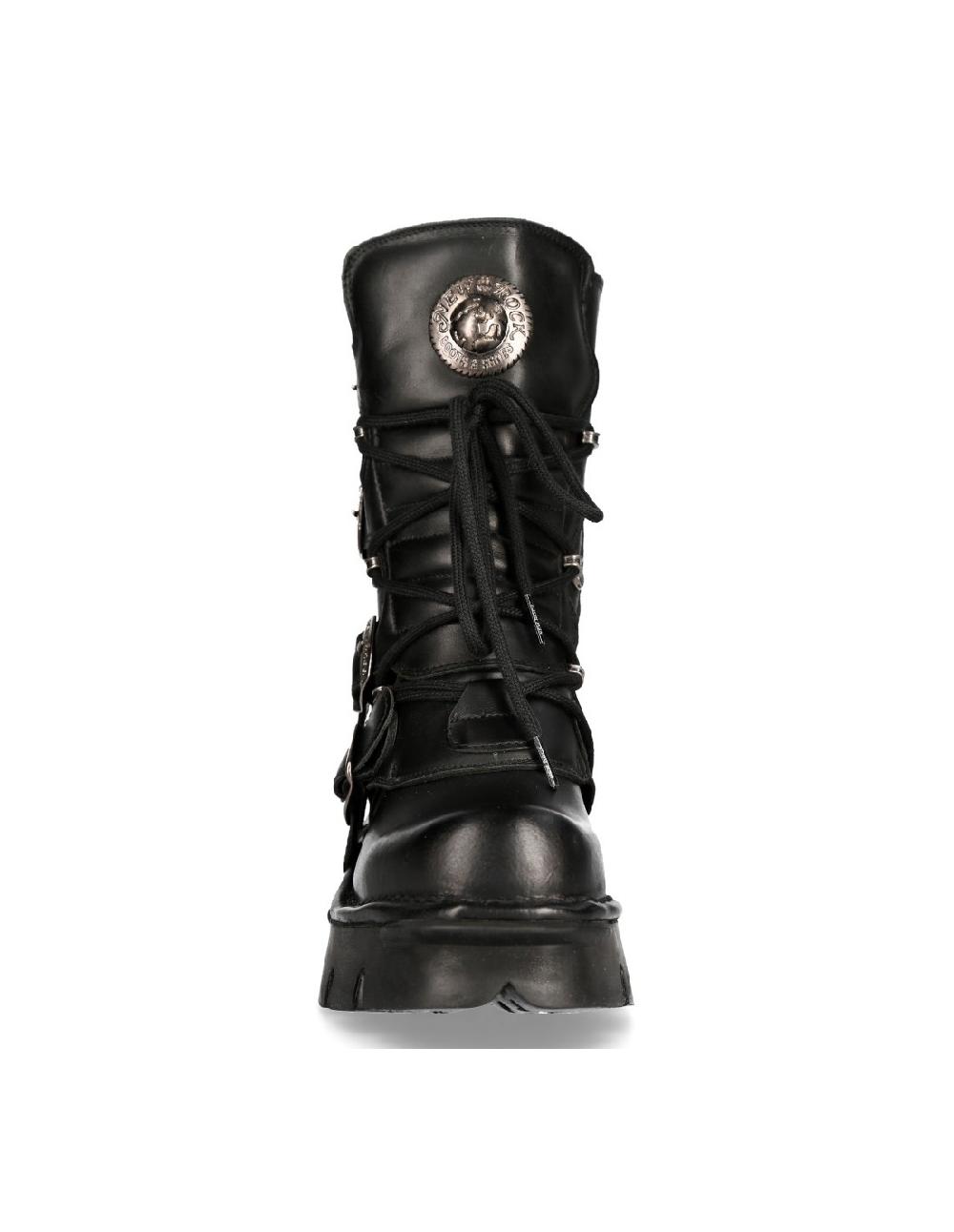 new rock BOOT BLACK REACTOR WITH LACES M-373-S29 Envío gratis