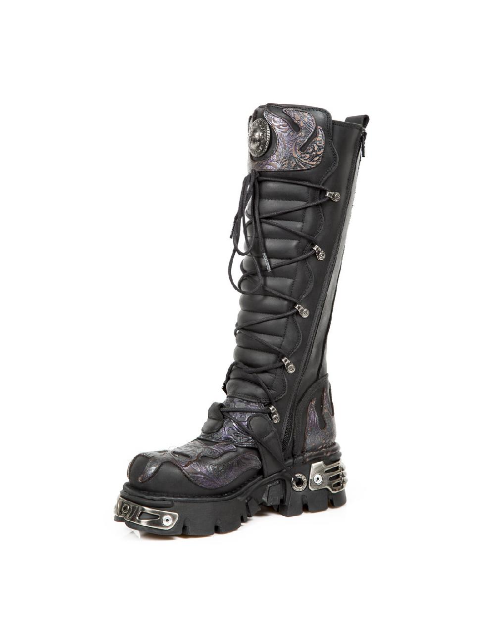 new rock HIGH BOOT METALLIC M-272-CZ18 Oferta especial de fábrica