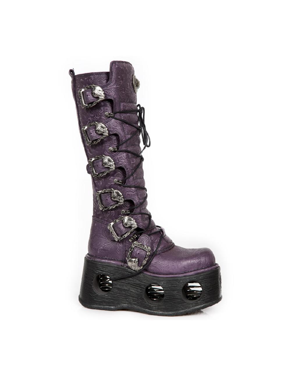 new rock HIGH BOOT METALLIC M-272-CZ17 Promoción trimestral