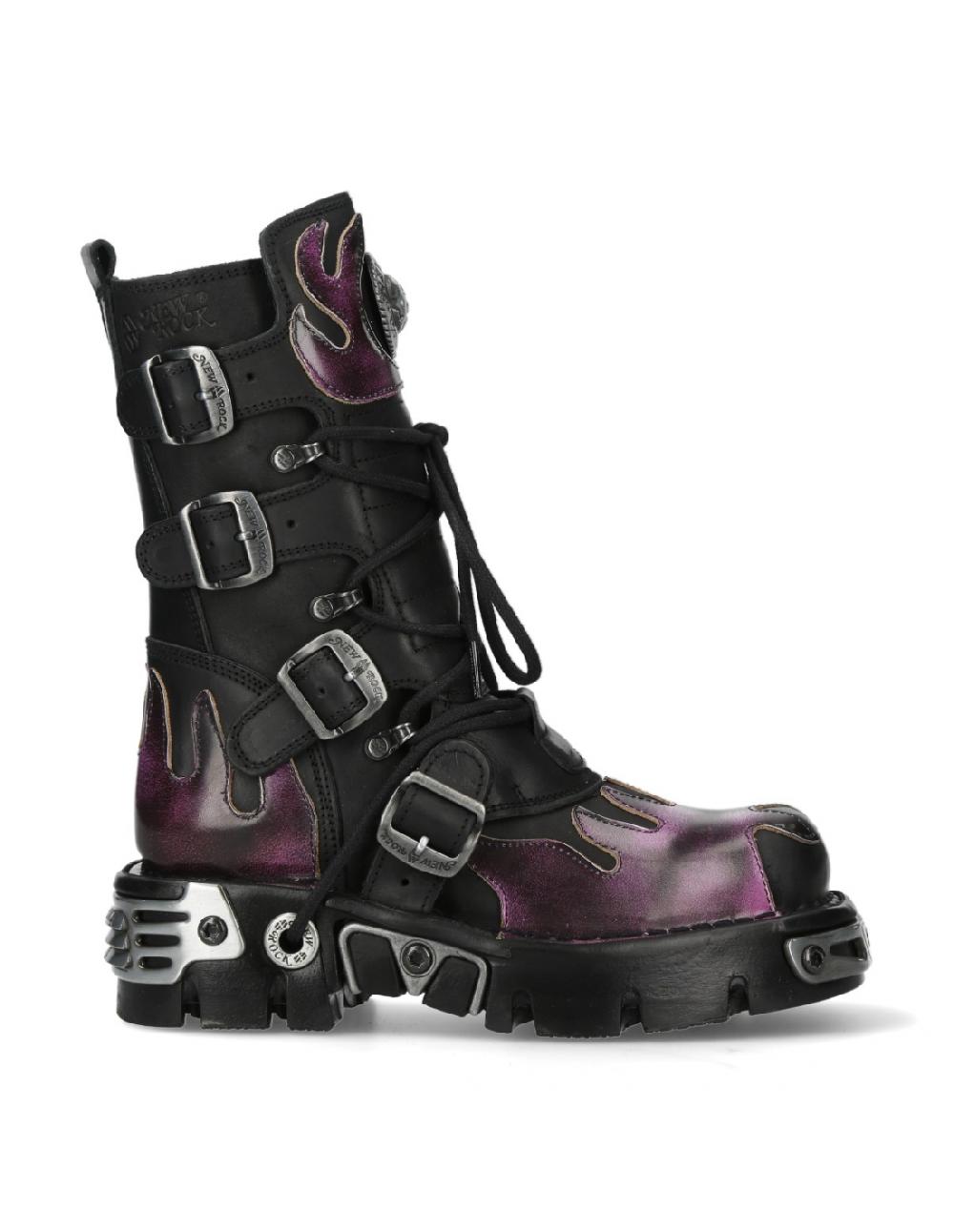 new rock BOOT METALLIC M-591-C41 Tienda de fábrica