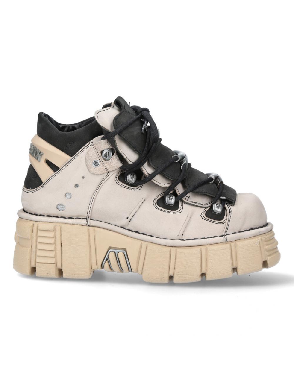 new rock SHOE METALLIC M-106-C17 Última moda