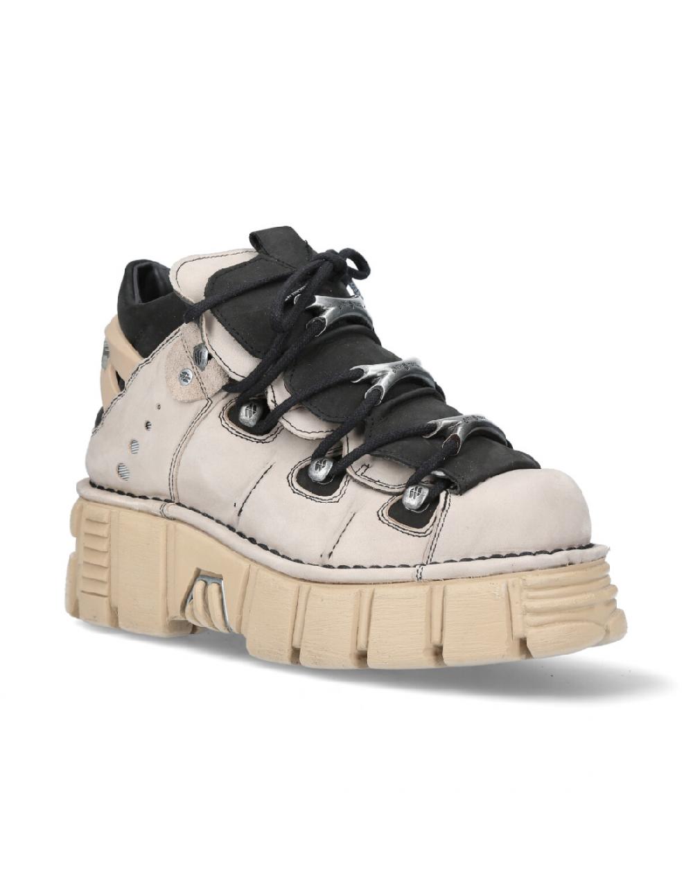 new rock SHOE METALLIC M-106-C17 Última moda