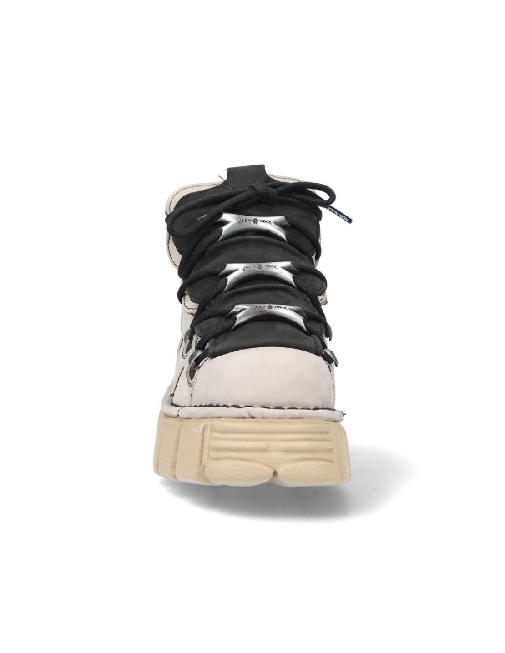 new rock SHOE METALLIC M-106-C17 Última moda