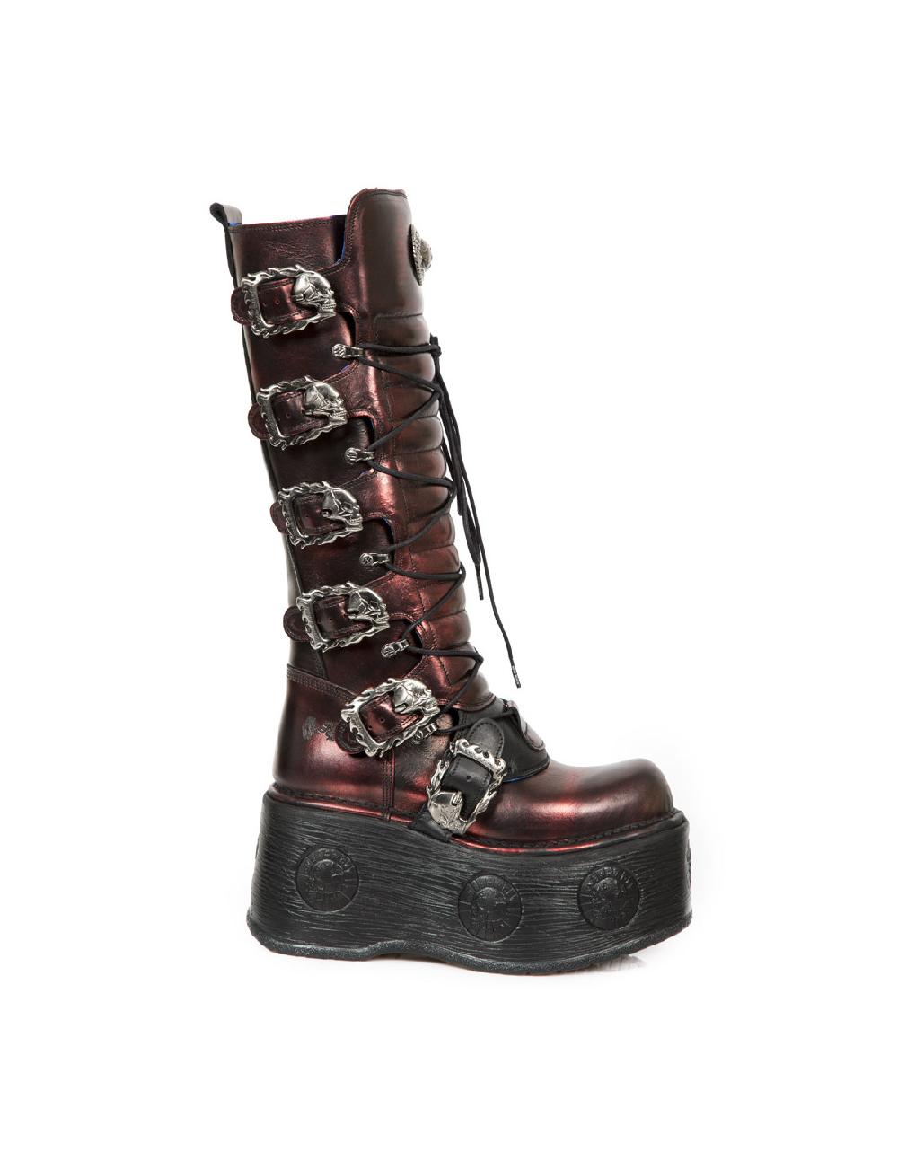 new rock HIGH BOOT METALLIC M-272-CZ03 Ofertas de temporada
