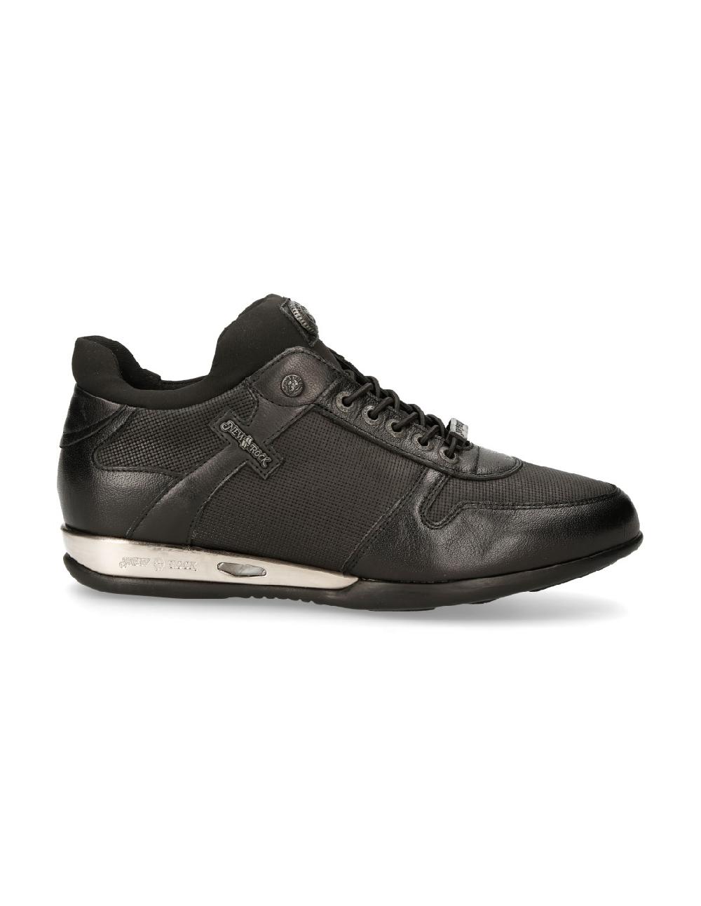 new rock SHOE BLACK HYBRID WITH LACES M-CHRONO002-C22 Últimos 3 días