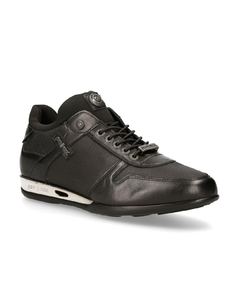 new rock SHOE BLACK HYBRID WITH LACES M-CHRONO002-C22 Últimos 3 días