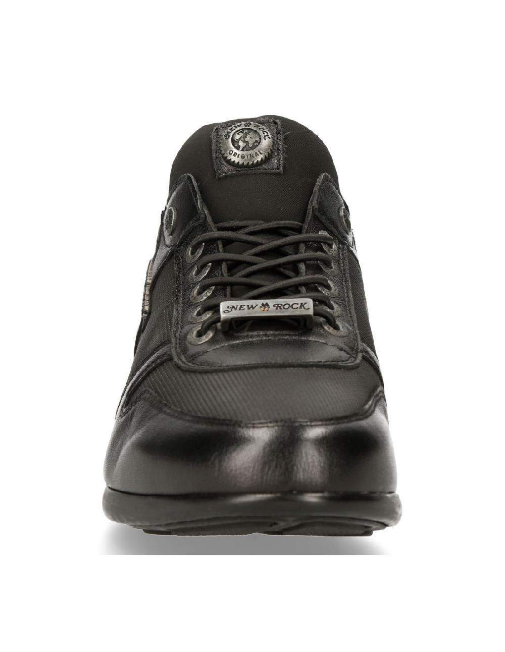 new rock SHOE BLACK HYBRID WITH LACES M-CHRONO002-C22 Últimos 3 días