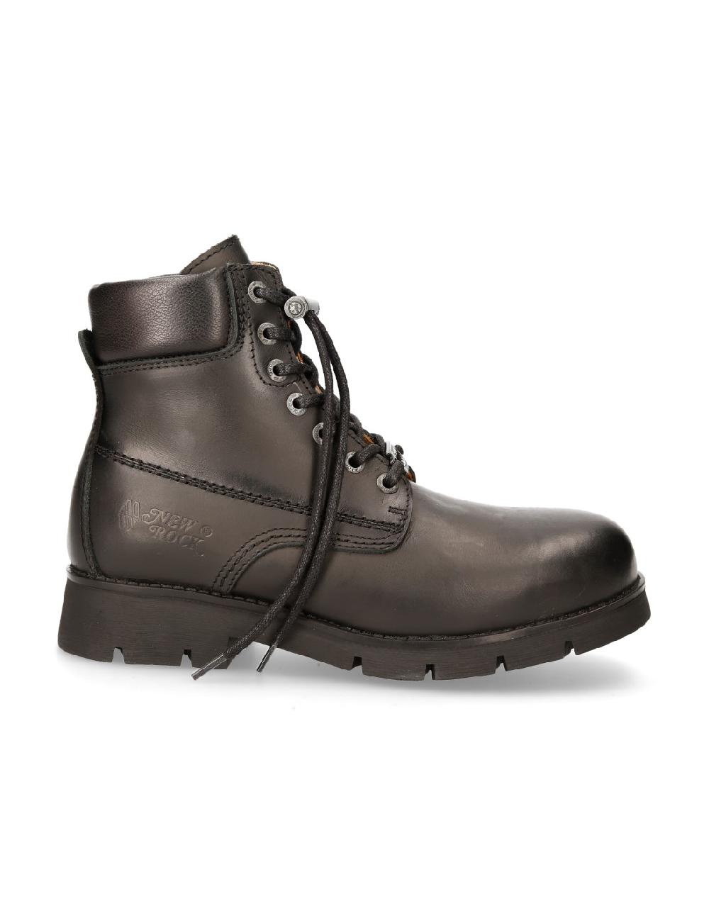 new rock ANKLE BOOT BLACK RANGER WITH LACES M-RANGER046-S1 COMPRAR AHORA