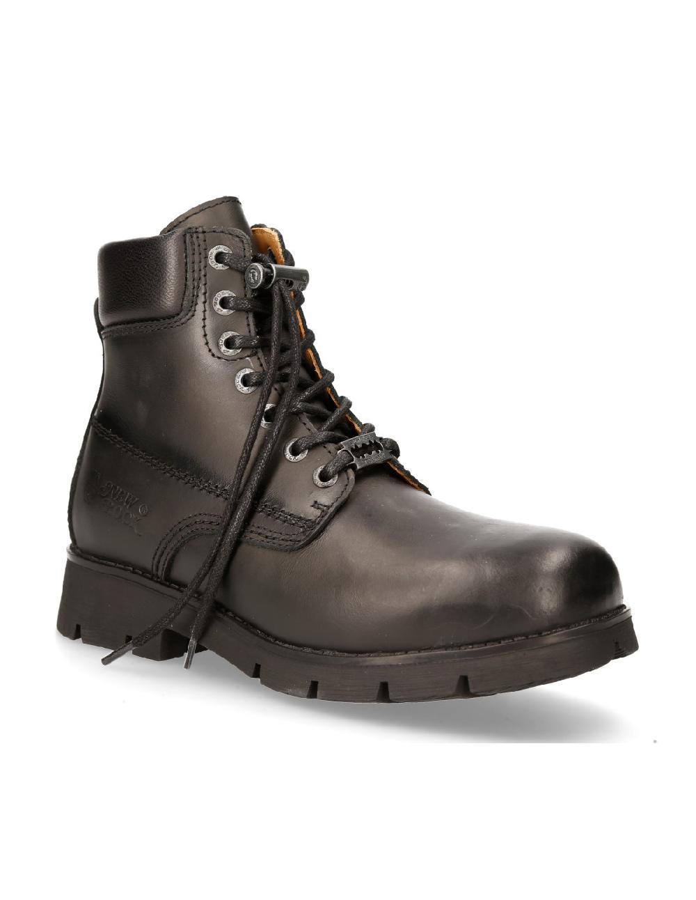 new rock ANKLE BOOT BLACK RANGER WITH LACES M-RANGER046-S1 COMPRAR AHORA