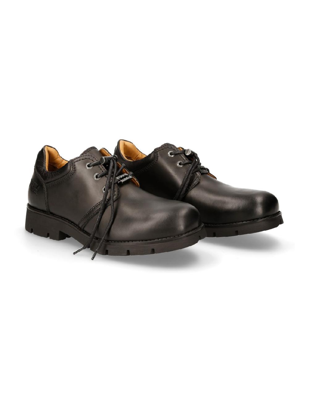 new rock SHOE BLACK RANGER WITH LACES M-RANGER043-S1