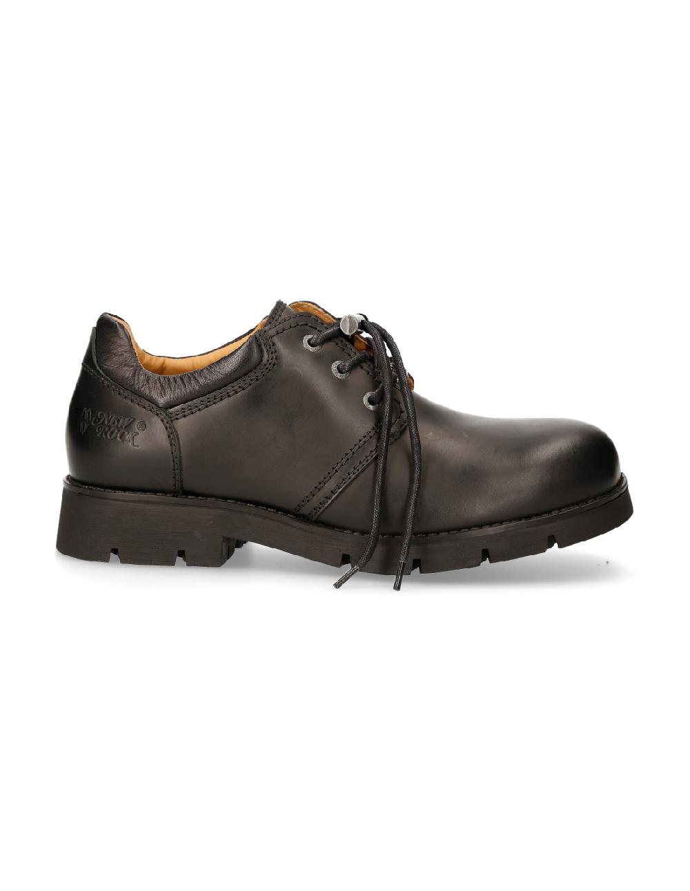 new rock SHOE BLACK RANGER WITH LACES M-RANGER043-S1 ÚLTIMAS EDICIONES