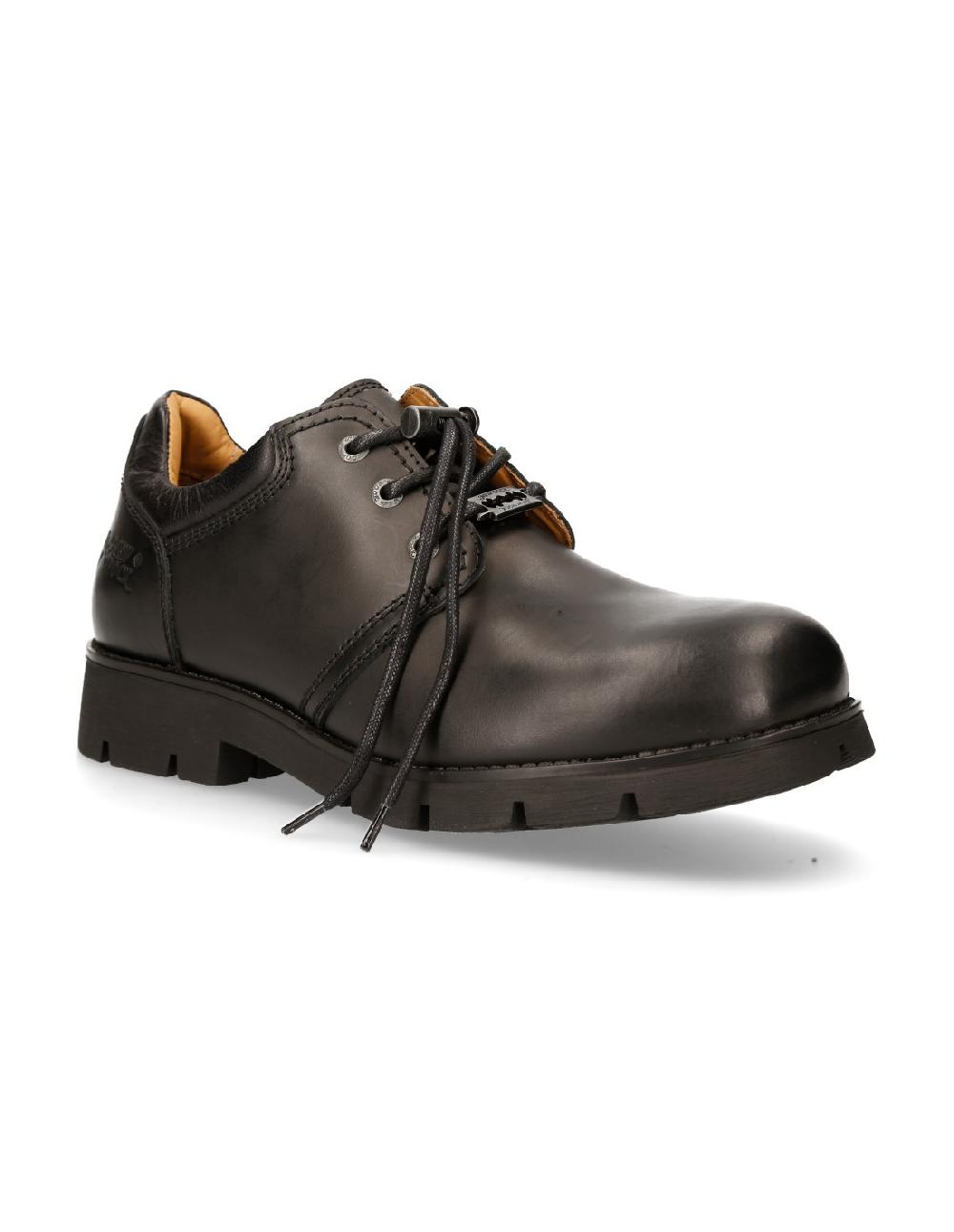 new rock SHOE BLACK RANGER WITH LACES M-RANGER043-S1 ÚLTIMAS EDICIONES