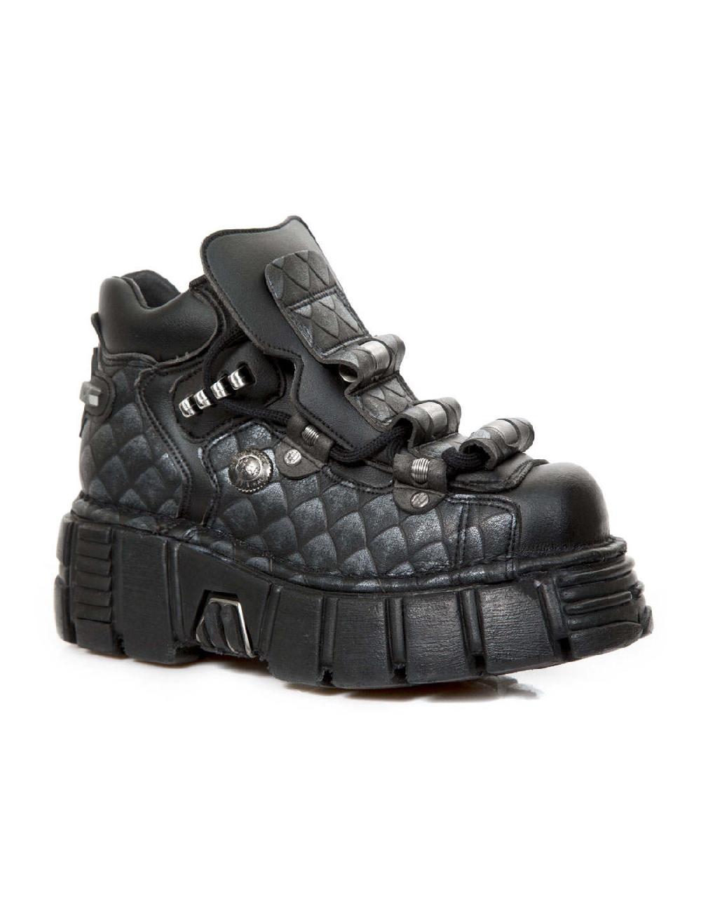 new rock ANKLE BOOT METALLIC M-215-V1