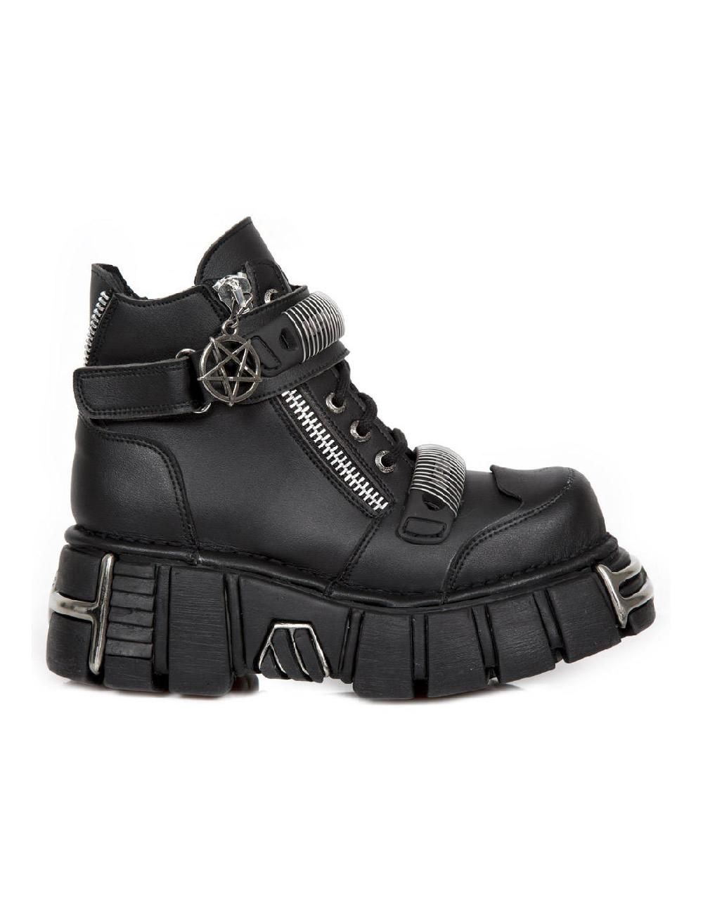 new rock ANKLE BOOT METALLIC M-1065-V1 2025
