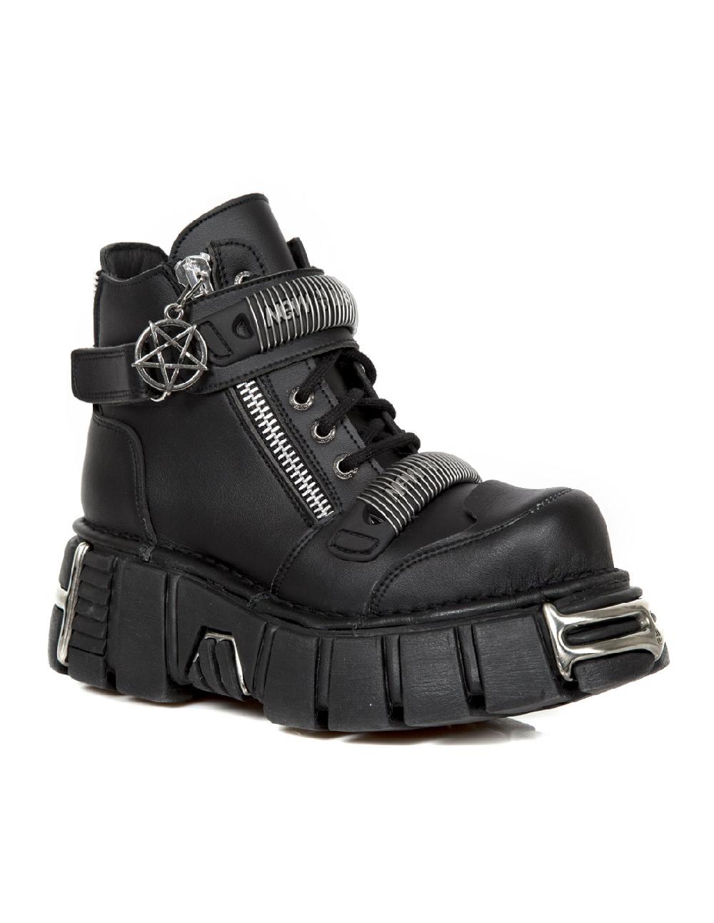 new rock ANKLE BOOT METALLIC M-1065-V1 2025