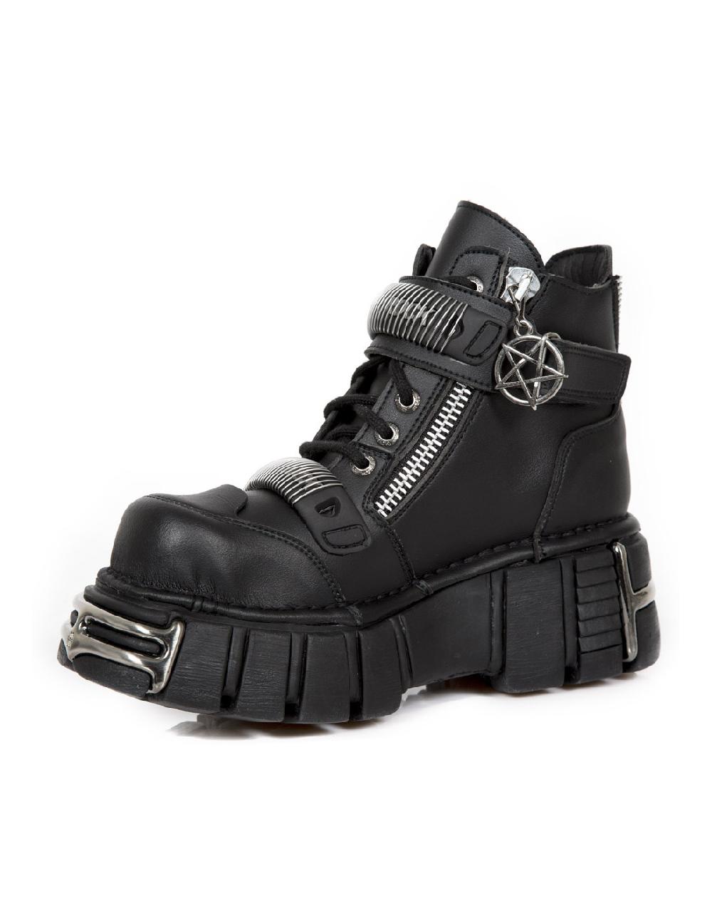 new rock ANKLE BOOT METALLIC M-1065-V1 2025