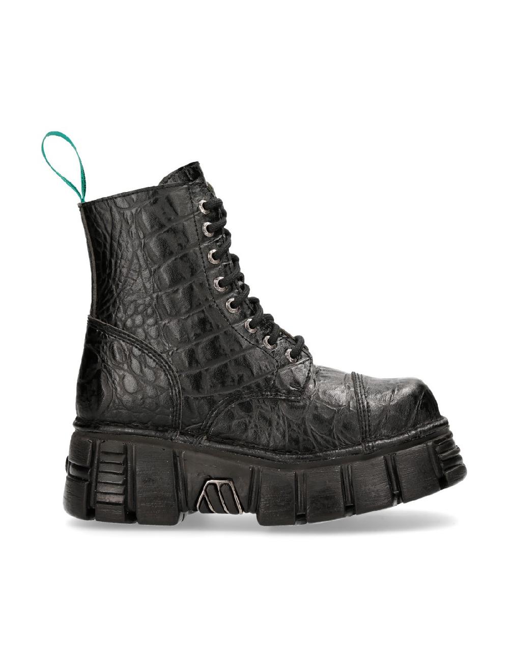 new rock ANKLE BOOT METALLIC M-MILI083C-V12 Outlet