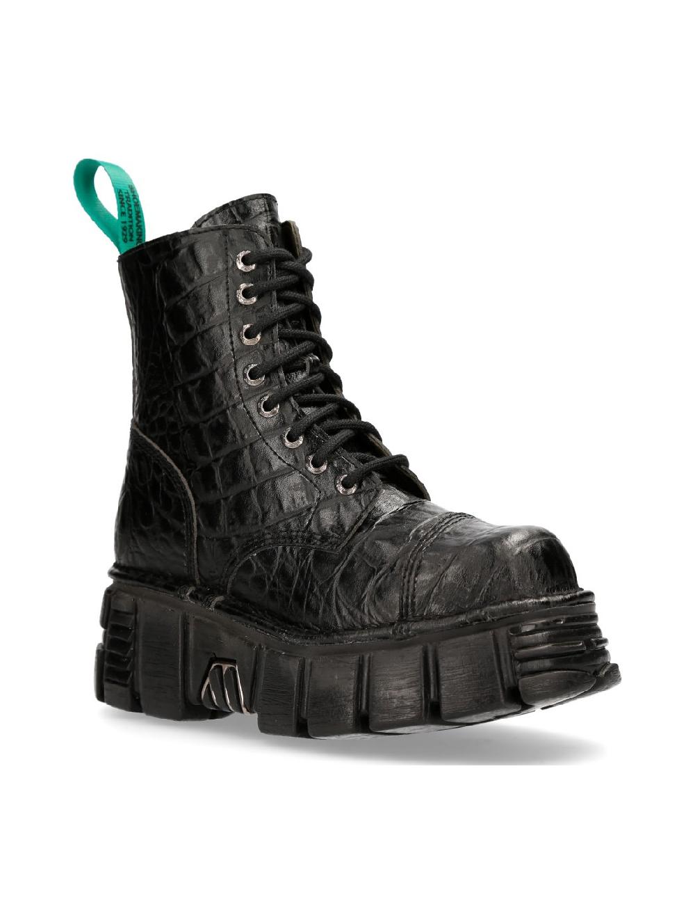 new rock ANKLE BOOT METALLIC M-MILI083C-V12 Outlet