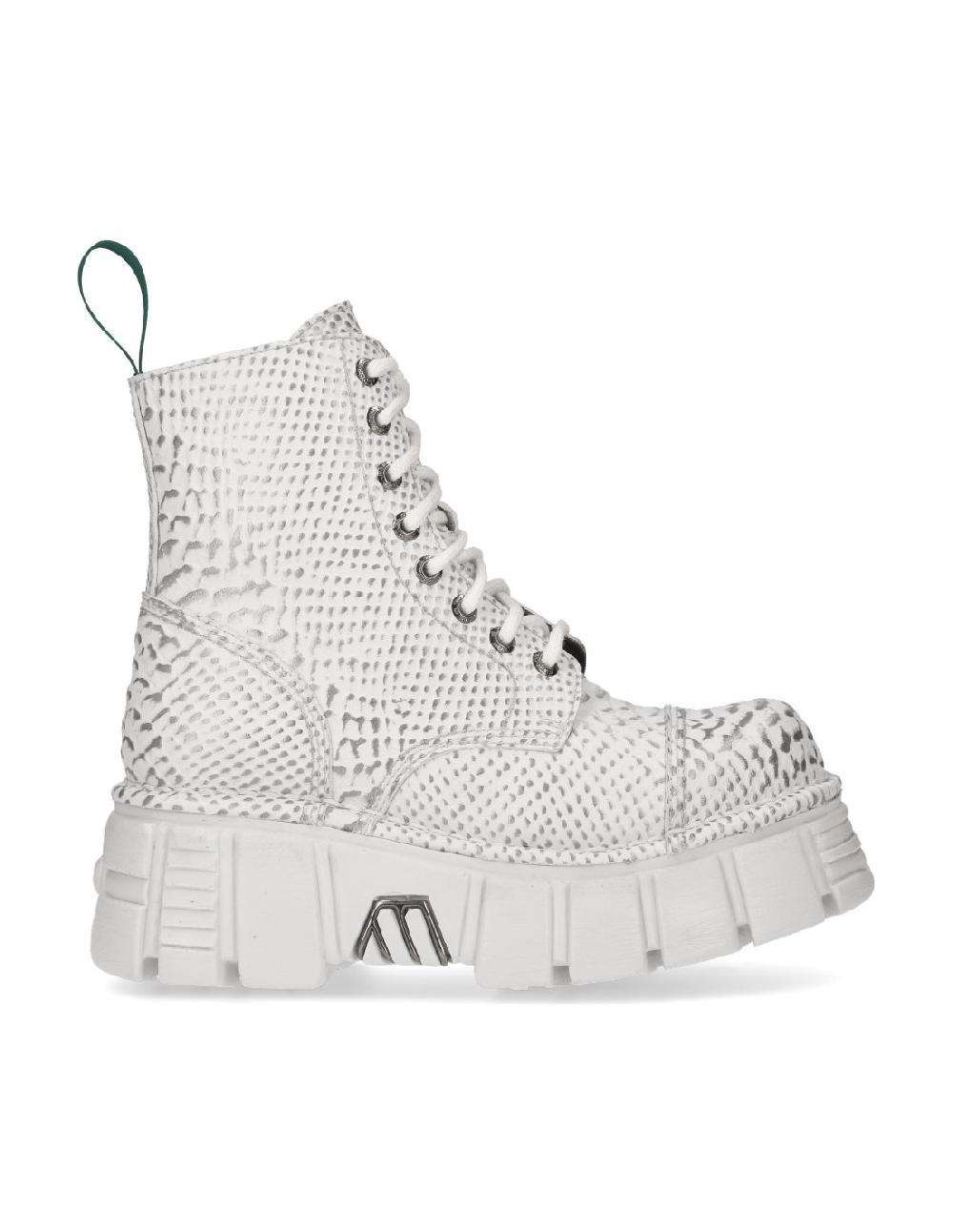 new rock ANKLE BOOT METALLIC M-MILI083C-V8