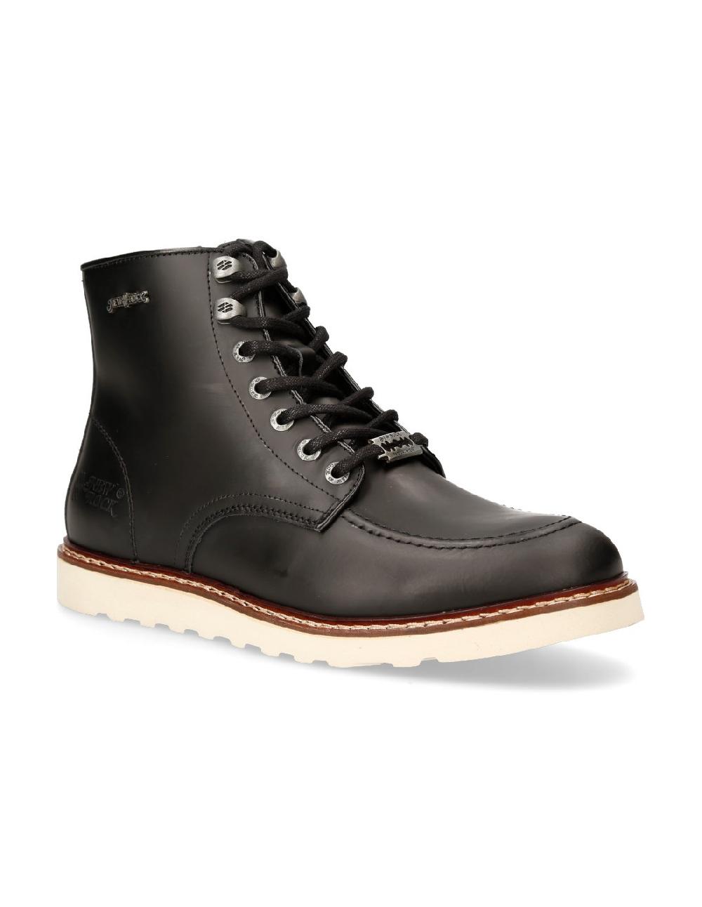 new rock ANKLE BOOT BLACK WING M-WING001-S1 Solo queda un día