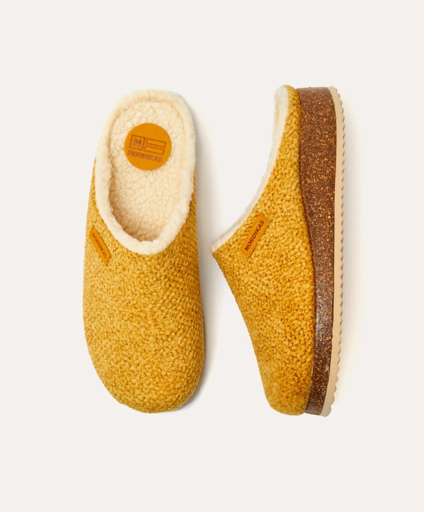 ﻿nordikas ZAPATILLAS DE CASA HOMBRE ALASKA MOSTAZA Tienda de fábrica